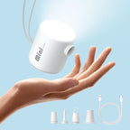 Mini Air Compressor Rechargeable Fast Inflation Multi-Nozzle