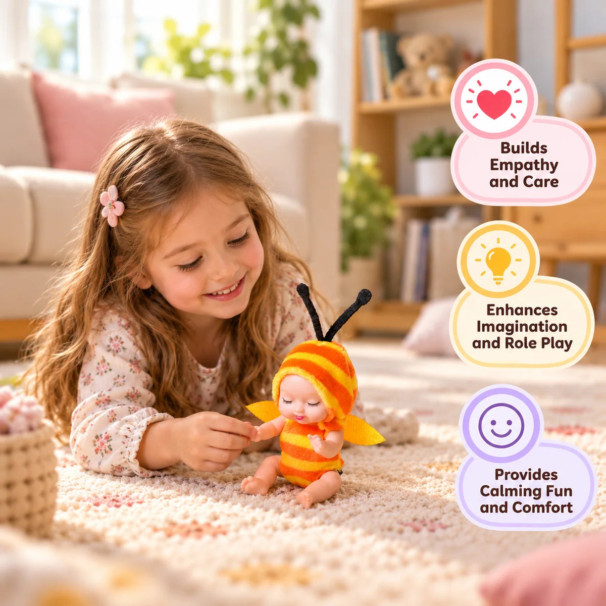 Mini Baby Doll Animal Costume for Pretend Play