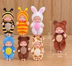Mini Baby Doll Animal Costume for Pretend Play