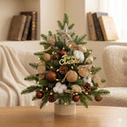 Mini Christmas Tree Battery-Powered String Lights Tabletop Decor