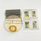 Mini Darning Loom Multi-Size Wood Base Metal Hooks