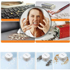 Mini Desktop Vacuum 360-Degree Suction Cordless & Quiet