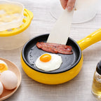 Mini Electric Frying Pan Fast-Heating Non-Stick Automatic Shut-Off