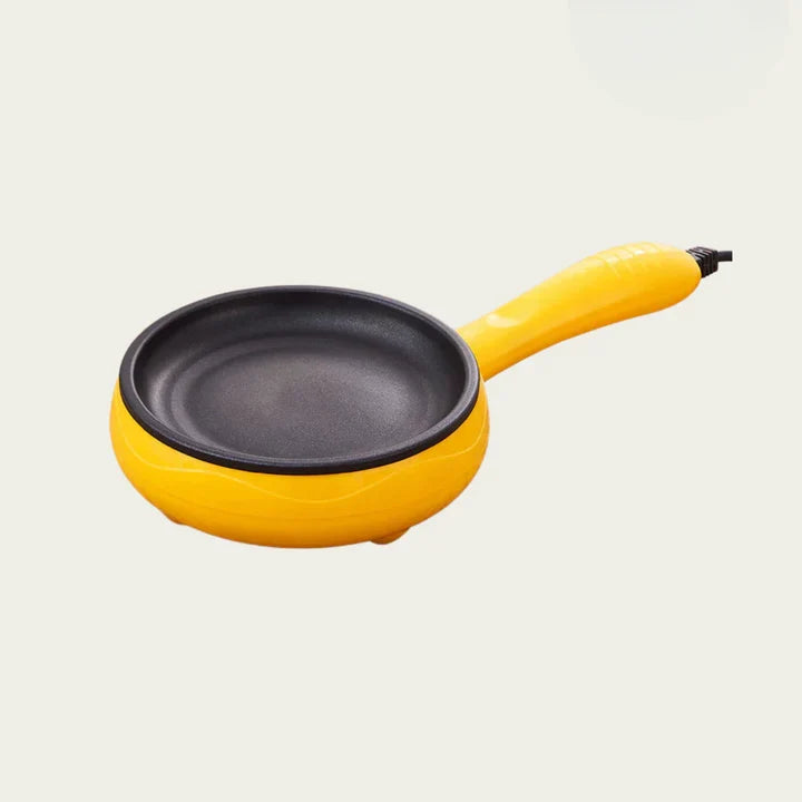Mini Electric Frying Pan Fast-Heating Non-Stick Automatic Shut-Off