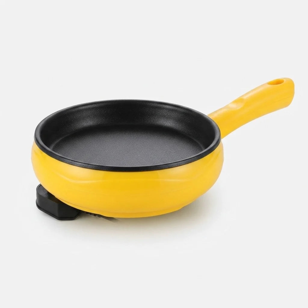 Mini Electric Frying Pan Fast-Heating Non-Stick Automatic Shut-Off