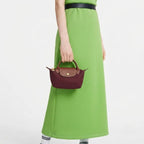 Mini Handbag Structured Polyamide Leather Trim Removable Strap