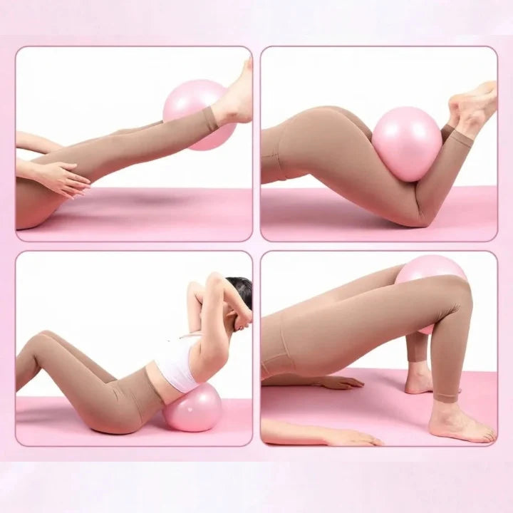 Mini Pilates Ball Anti-Burst PVC Quick Pump