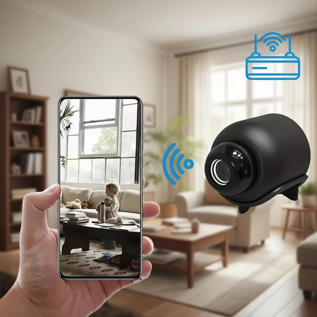 Mini Security Camera 1080P Wireless Portable