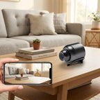 Mini Surveillance Camera 4K Ultra HD 360 Degree MicroSD