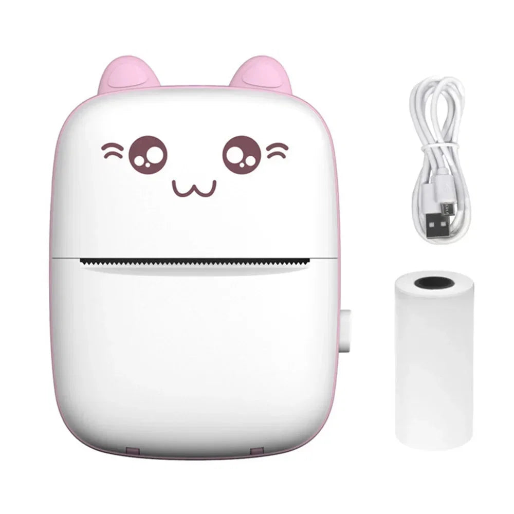 Mini Thermal Printer Ink-Free Bluetooth Pocket-Sized