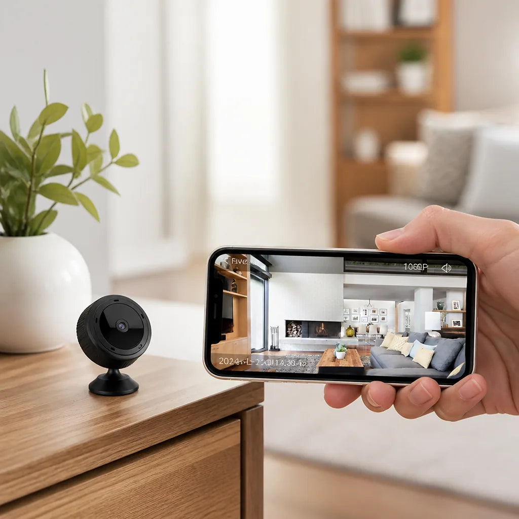 Mini Wi-Fi Camera 1080P Night Vision & Motion Detection