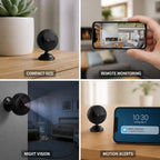 Mini Wi-Fi Camera 1080P Night Vision & Motion Detection