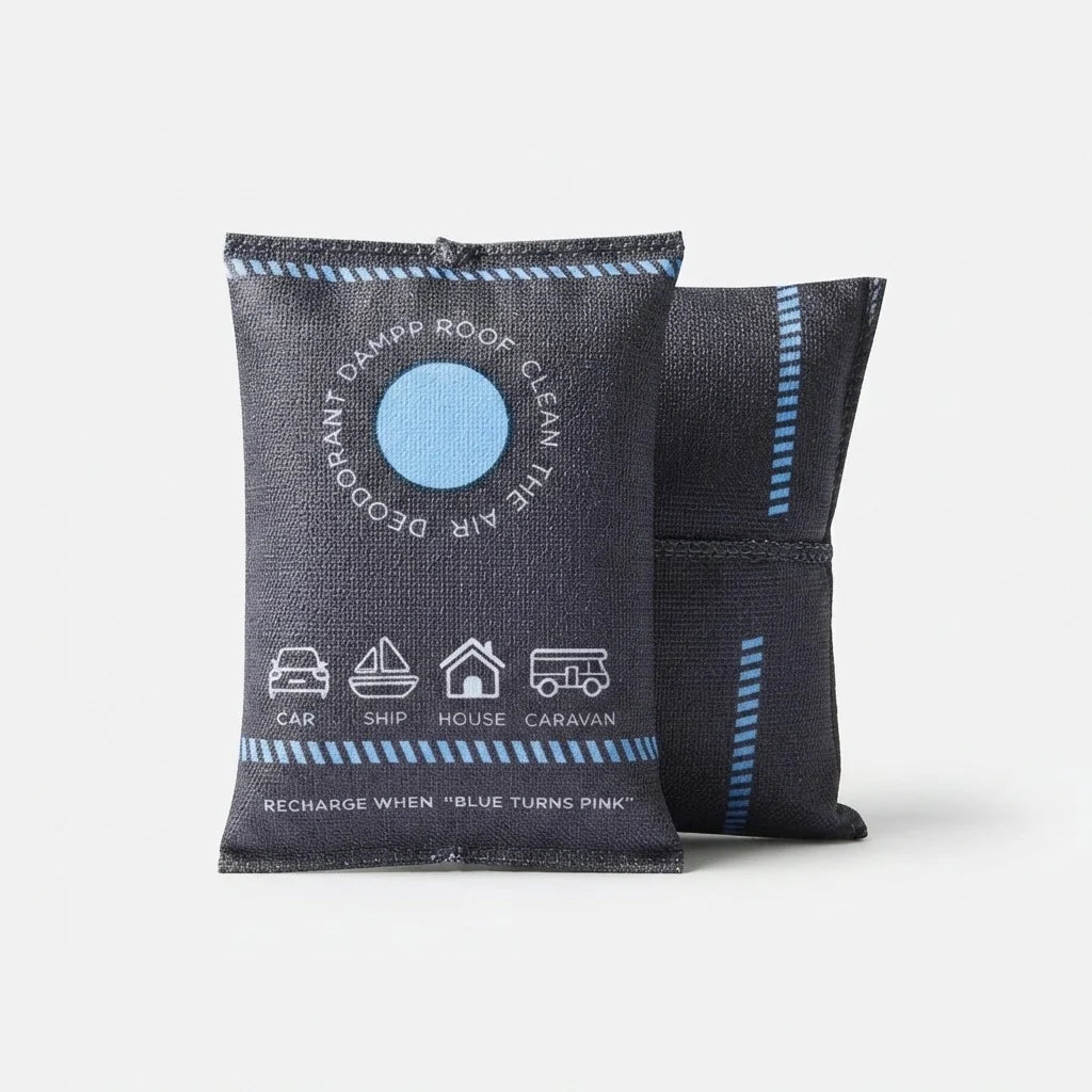 Moisture Absorber Bags Reusable Saturation Indicator Set of 2