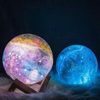 Moon Lamp 3D Design 16-Color Dimmable Rechargeable LED