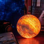 Moon Lamp 3D Design 16-Color Dimmable Rechargeable LED