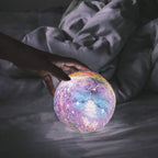 Moon Lamp 3D Design 16-Color Dimmable Rechargeable LED