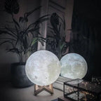 Moon Lamp Touch Control Rechargeable Warm & Cool Light