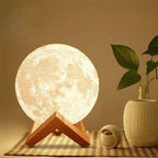 Moon Lamp Touch Control Rechargeable Warm & Cool Light