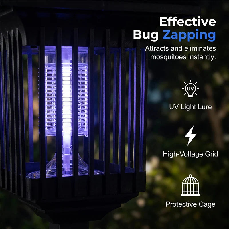 Mosquito Lamp Solar Chemical-Free Automatic Dusk Activation