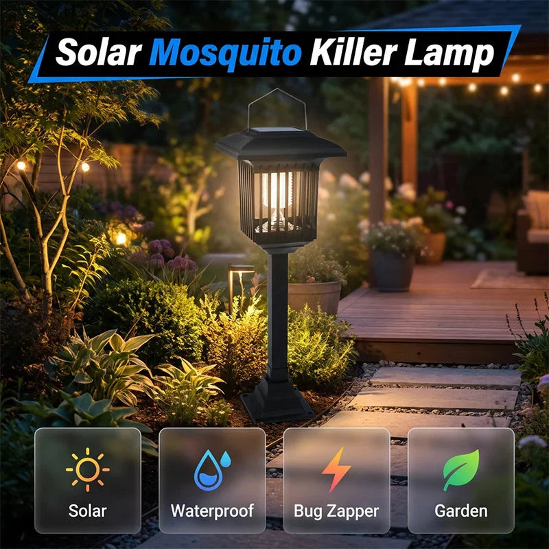 Mosquito Lamp Solar Chemical-Free Automatic Dusk Activation