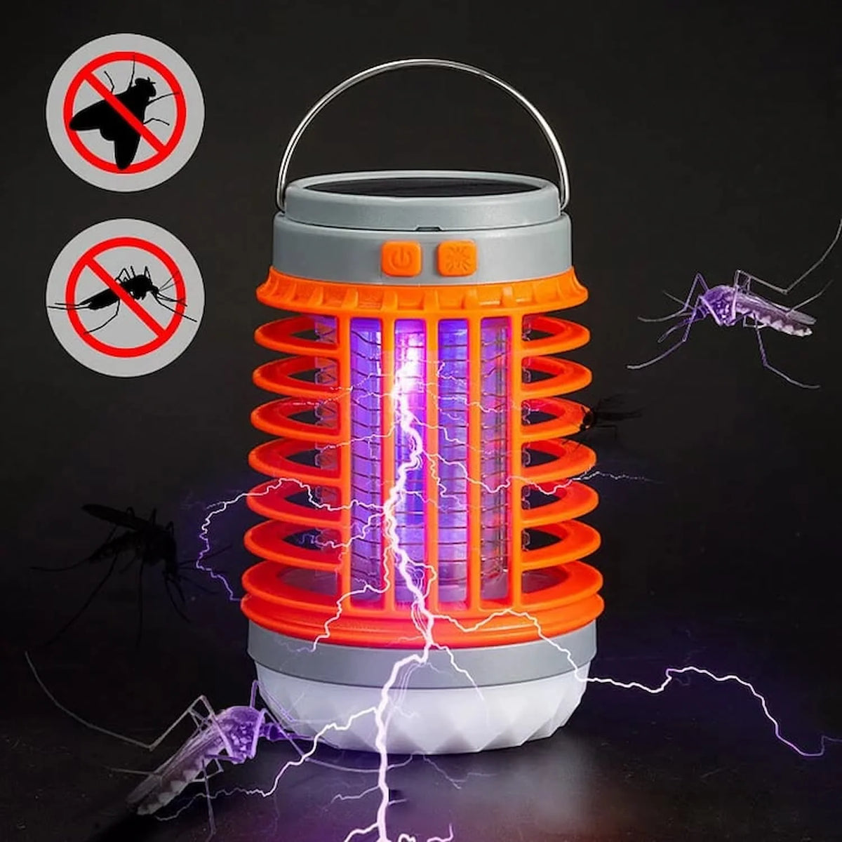 Mosquito Lamp UV Light Electric Trap Solar & USB