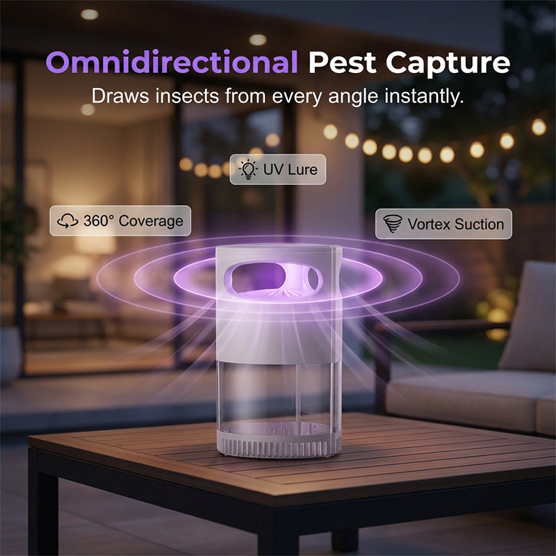 Mosquito Trap Magnetic UV Light & Silent Fan USB Powered