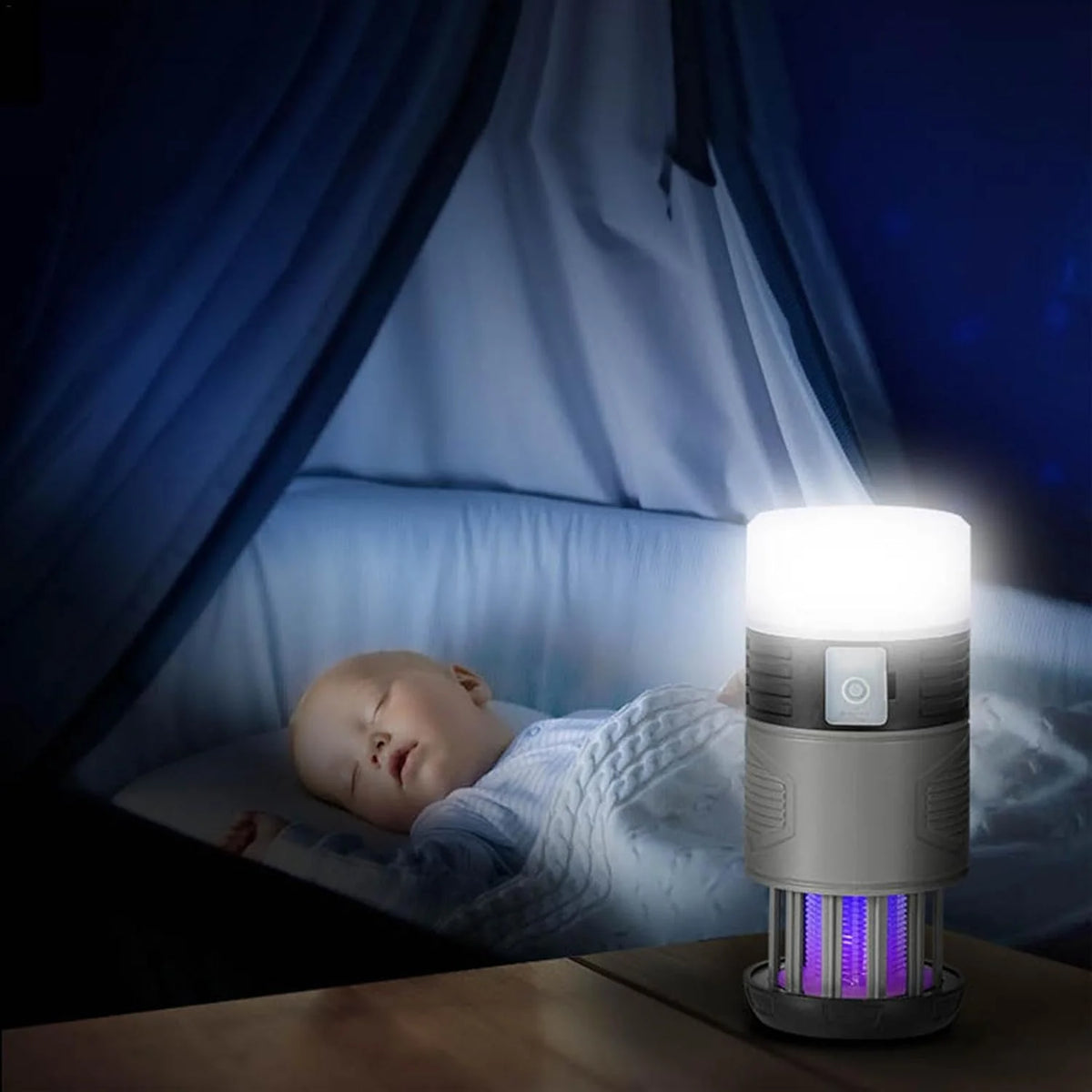 Mosquito Trap Solar UV USB-C Rechargeable Waterproof