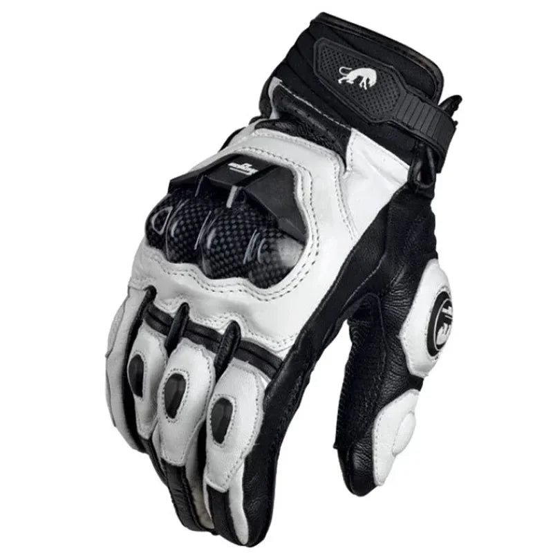 Motorcycle Gloves Waterproof & Windproof Carbon Knuckle Protection Touchscreen-Compatible