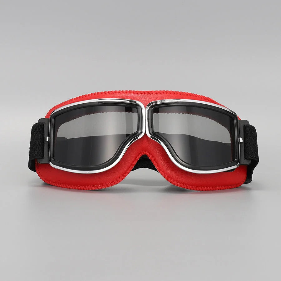 Motorcycle Goggles Fits Over Glasses Polycarbonate Lenses