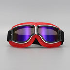 Motorcycle Goggles Fits Over Glasses Polycarbonate Lenses