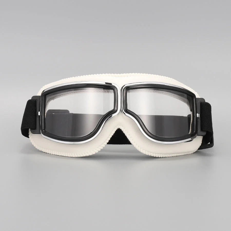 Motorcycle Goggles Fits Over Glasses Polycarbonate Lenses