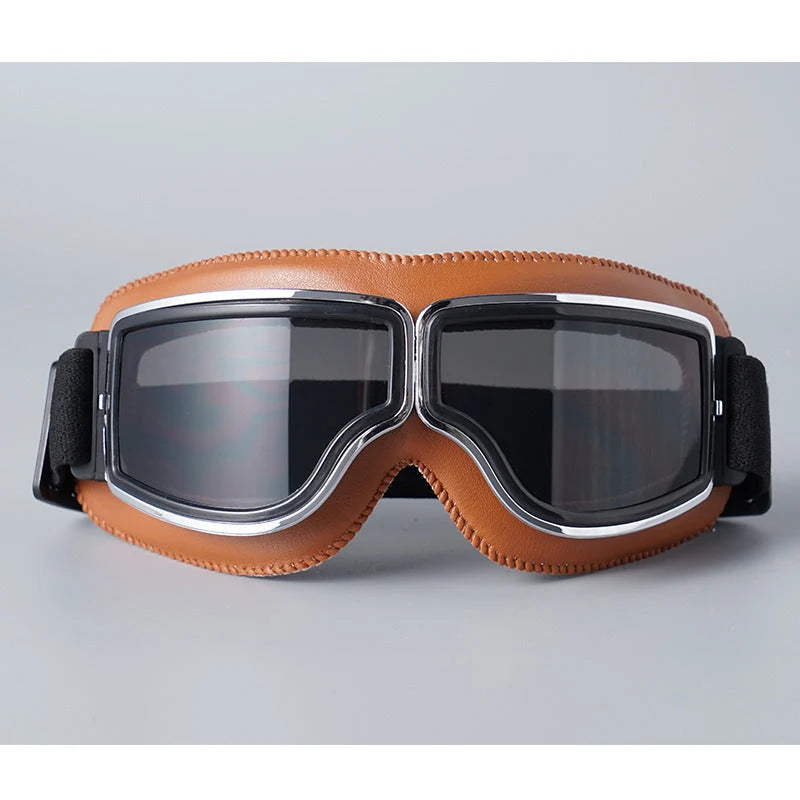 Motorcycle Goggles Fits Over Glasses Polycarbonate Lenses