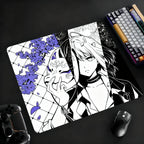 Mouse Pad Tempered Glass Smooth Glide Non-Slip Base