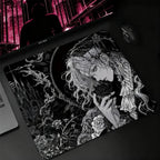 Mouse Pad Tempered Glass Smooth Glide Non-Slip Base
