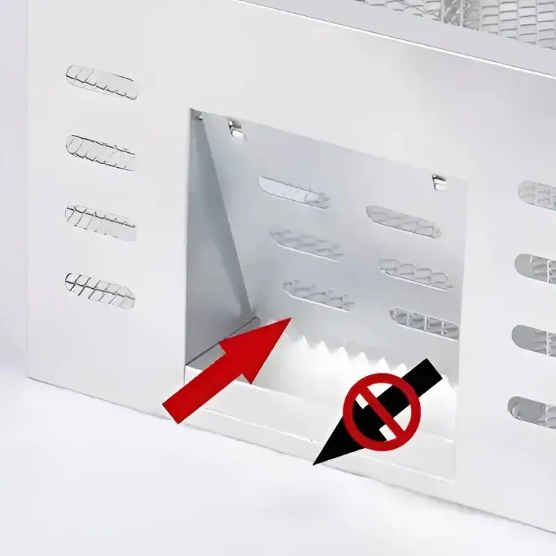 Mouse Trap One-Way Door Galvanized Steel & Extra-Large