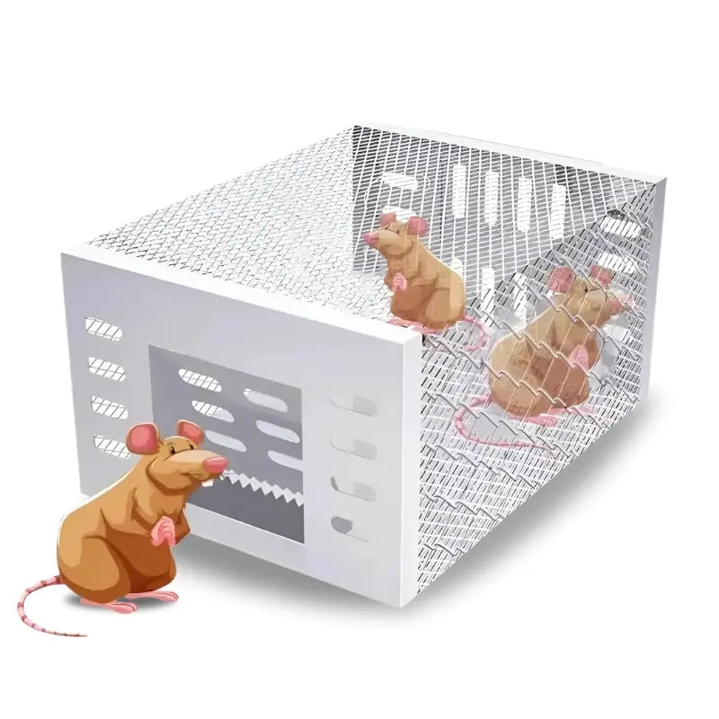 Mouse Trap One-Way Door Galvanized Steel & Extra-Large