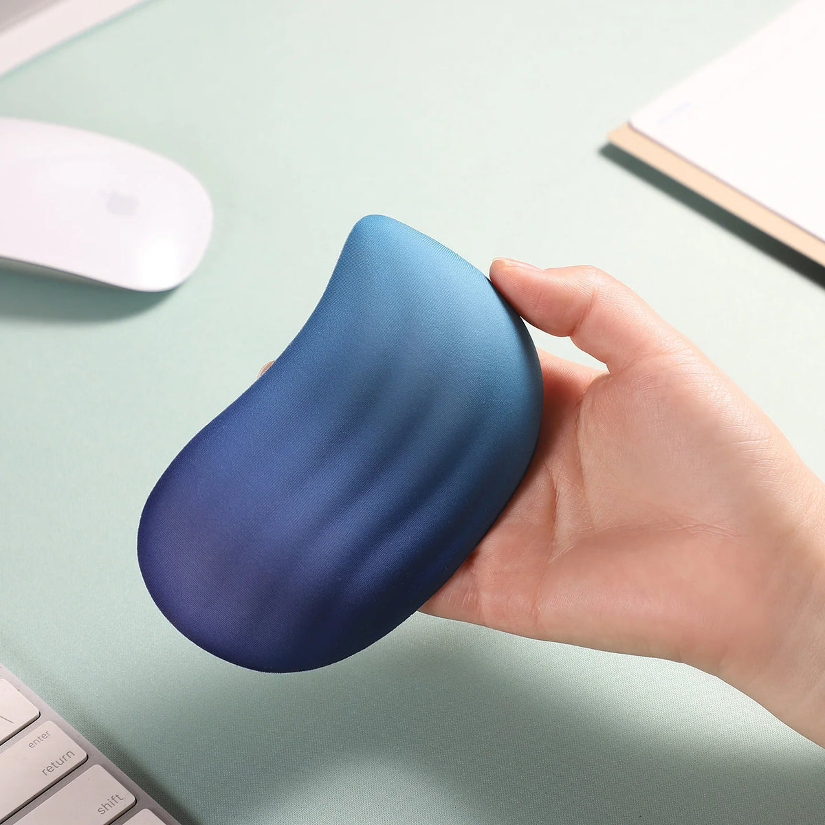 Mouse Wrist Rest Ergonomic Gel Cushion Non-Slip Base