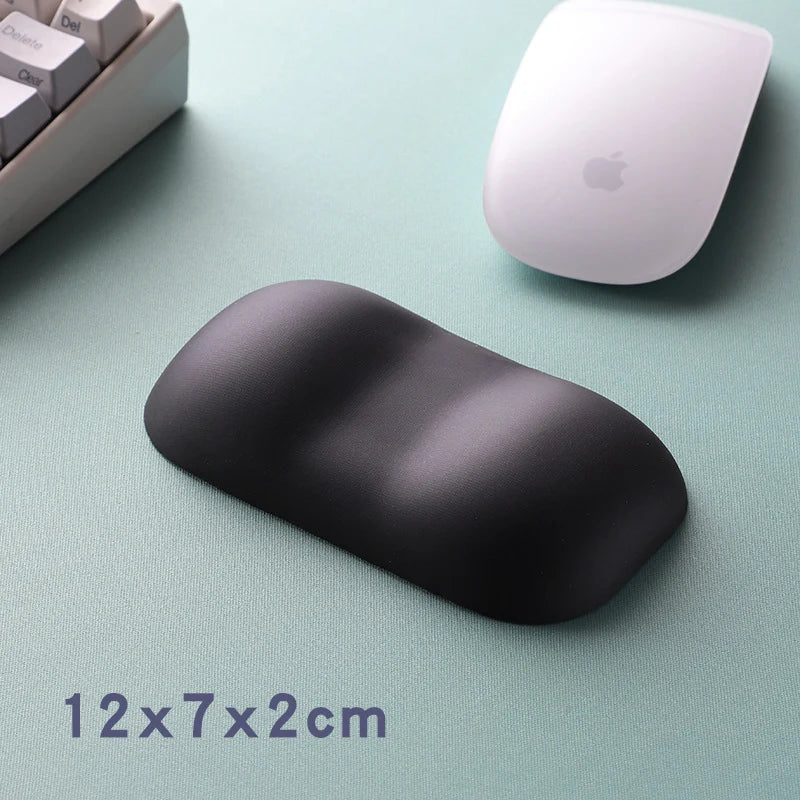 Mouse Wrist Rest Ergonomic Memory Foam Wipe-Clean Cover