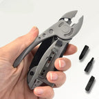 Multifunction Pliers Stainless Steel Integrated Bits & Wrenches