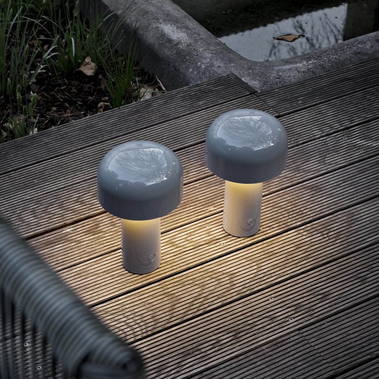 Mushroom Table Lamp Rechargeable Cordless Dimmable LED Light
