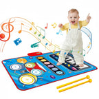 Musical Mat Movement-Activated 5 Instruments Non-Slip Lightweight