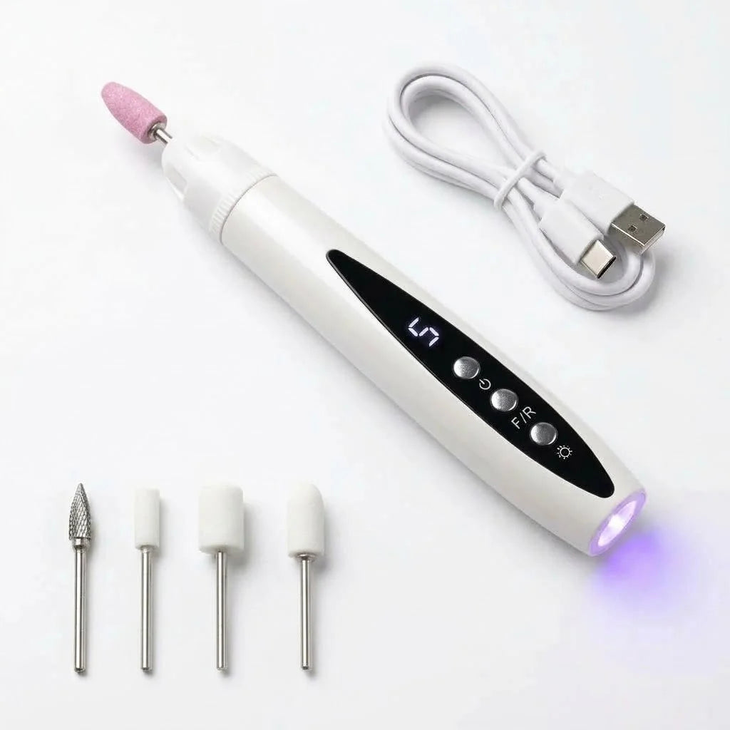Nail Drill Cordless Adjustable Speed UV Lamp