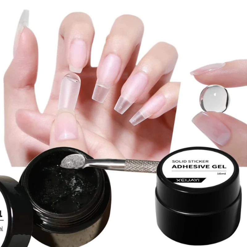 Nail Glue Gel Strong Hold Drip-Free UV & LED Curing