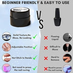 Nail Glue Gel Strong Hold Drip-Free UV & LED Curing