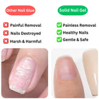 Nail Glue Gel Strong Hold Drip-Free UV & LED Curing
