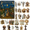 Nativity Advent Calendar 24-Day Countdown 24 Compartments
