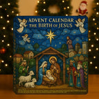 Nativity Advent Calendar 24-Day Countdown 24 Compartments