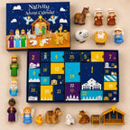 Nativity Advent Calendar 25 Figures Christmas Story Theme