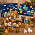 Nativity Advent Calendar 25 Figures & Scene Pieces