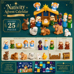 Nativity Advent Calendar 25 Figures & Scene Pieces